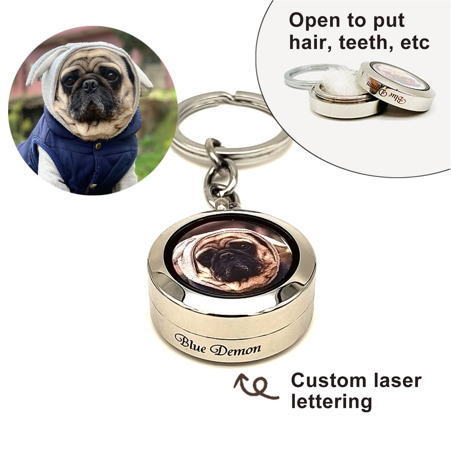 Planethousepet™ Pet Hair Commemorative Pendant