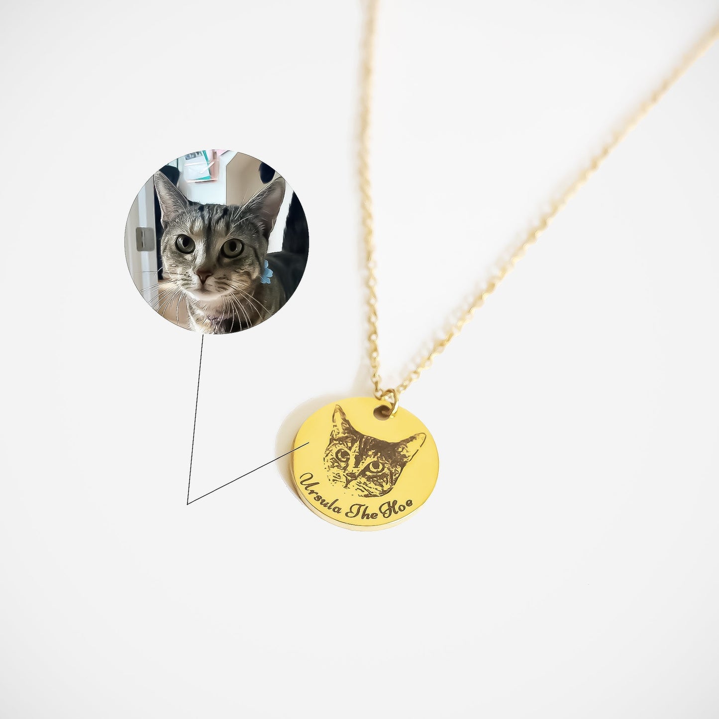 Planethousepet™ Custom Pet Face Necklace