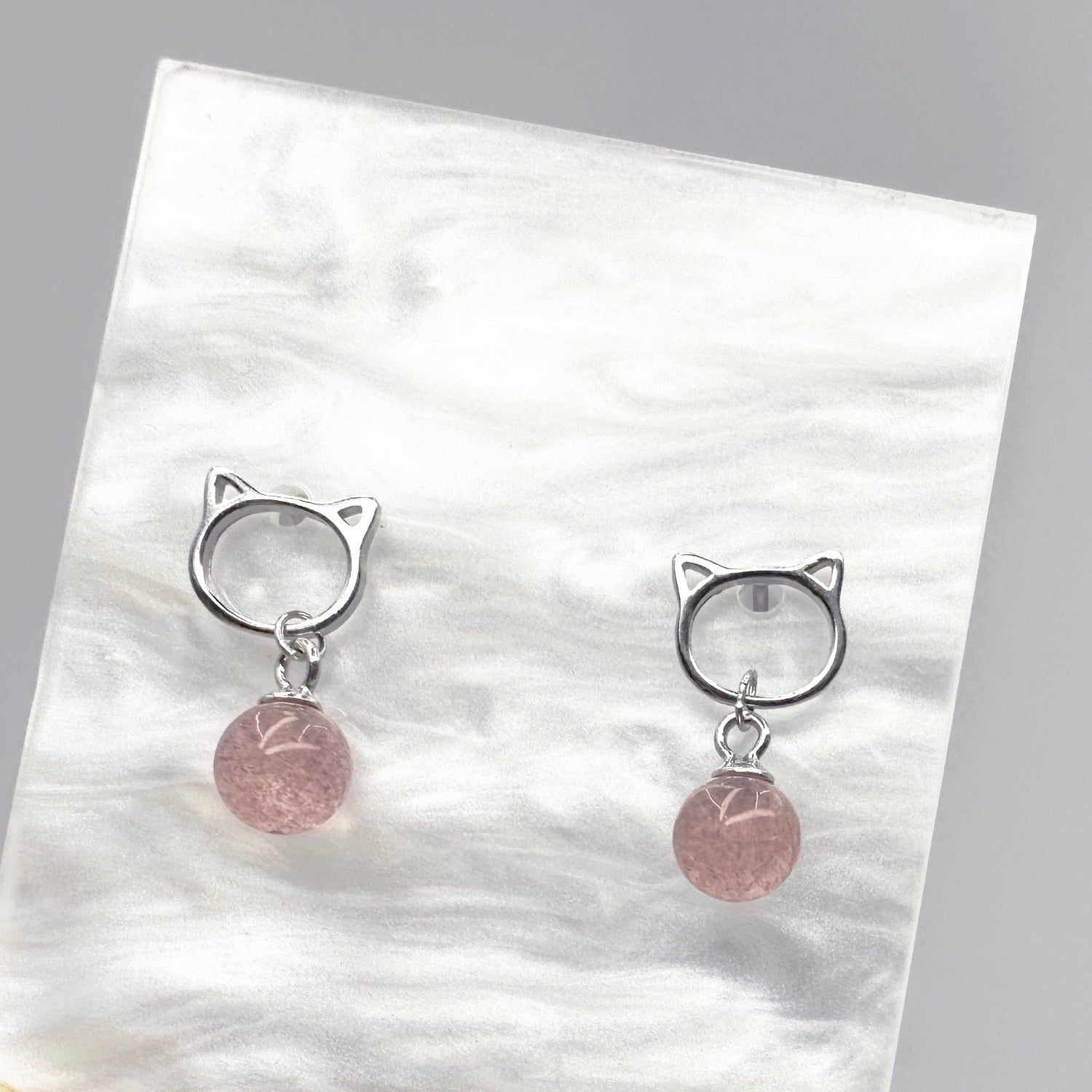 Boltiesd™ Cute Cat Earrings in Sterling Silver S925 - Boltiesd™