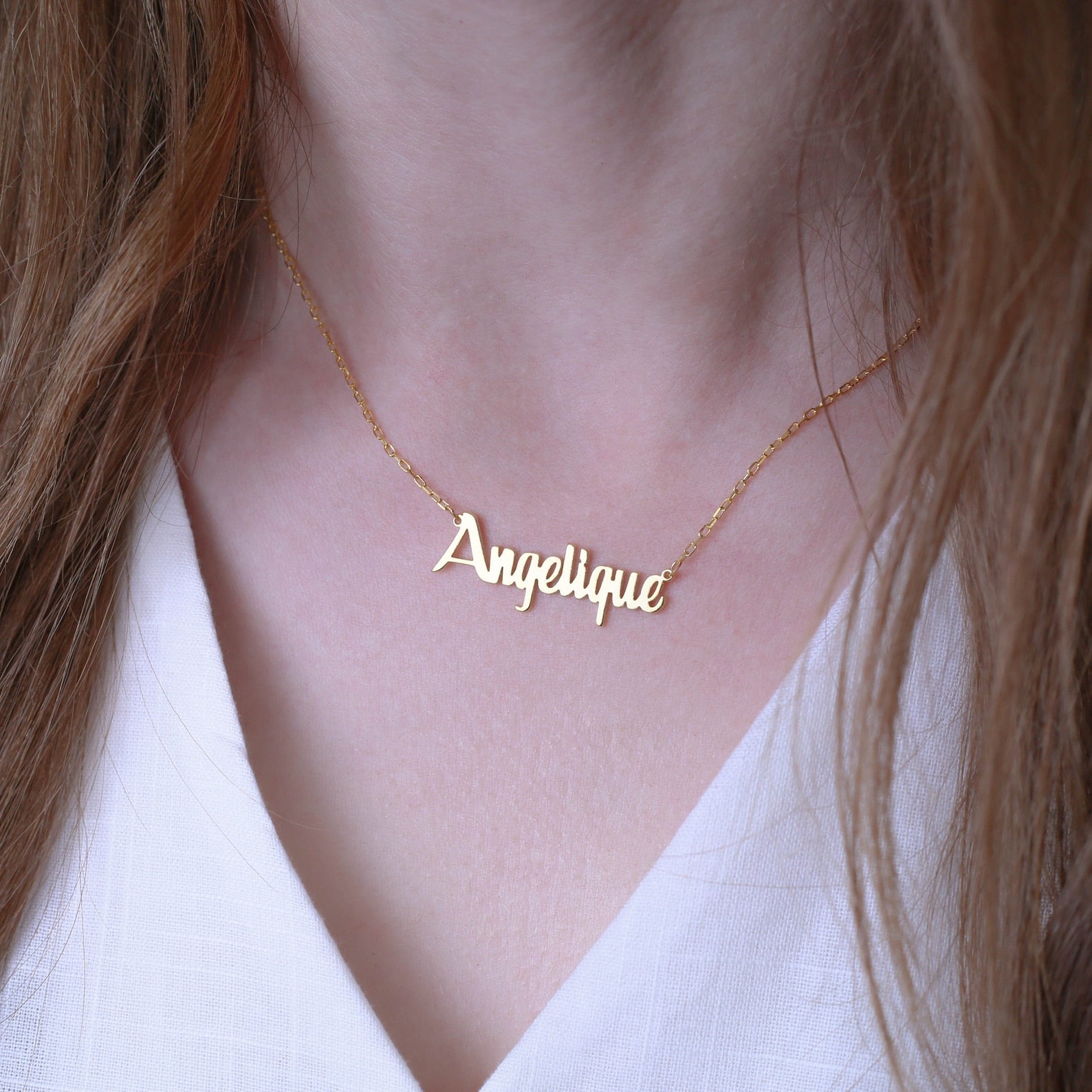 Name Necklace in Sterling Silver - Planethousepet?