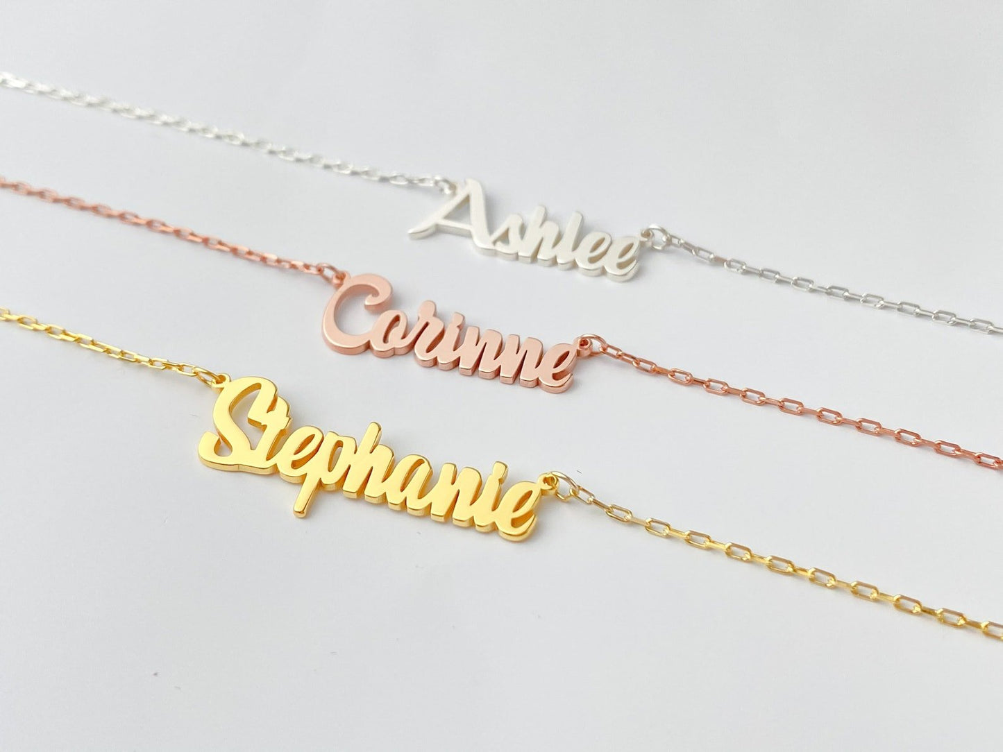 Name Necklace in Sterling Silver - Planethousepet?